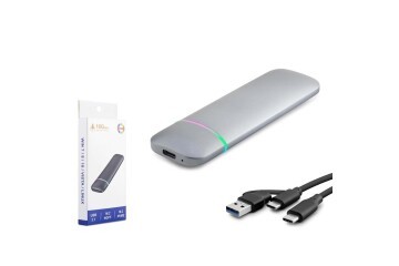 Hadron Hdx1772 Ssd Kutu Type-C3.1 + Usb3.0 Nvme + Ngff M2 Chip Rtl9210B Gri