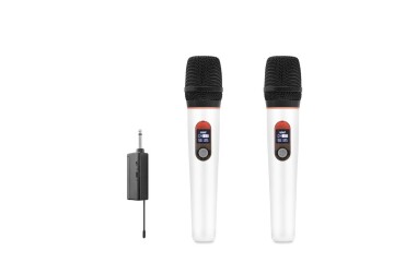 Hadron HDX2791B Beyaz  Kablosuz (WIRELESS) 2Lİ Mikrofon