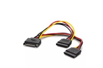 Hadron HDX5519 Sata Power Kablo Dökme 15Cm Siyah