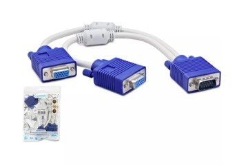 Hadron Hdx7753 Vga To 2-Vga F Y Kablo 30Cm Beyaz