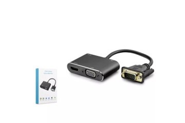 Hadron Hdx7821 Vga To Hdmi + Vga F Çevirici 1080P 22Cm Siyah