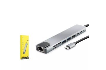 HADRON HDX7841 TYPE-C TO HDTV HDMI 4K 30HZ + VGA 2IN1 GRİ