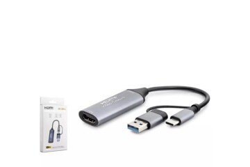 HADRON HDX7844 HDMI VIDEO CAPTURE TYPE-C+USB TO 4K 30HZ