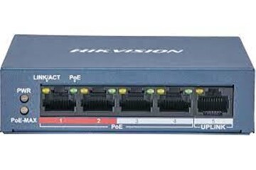 Hilook NS-0105P-35B 5 Port Megabit 4 Port PoE 35W +1 Port Megabit UplinkSwitch
