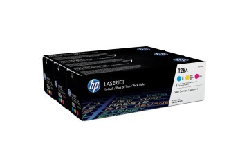 HP 128A Mavi-Kırmızı-Sarı 3lü Takım Toner CF371AM CE321A-CE322A-CE323A