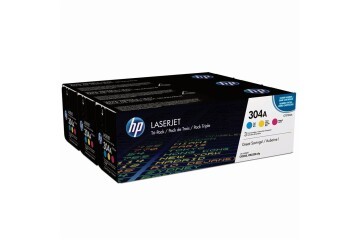 HP 304A Mavi-Kırmızı-Sarı 3lu Takım Toner CF372AM CC531A-CC532A-CC533A