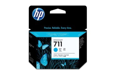 HP 711 Cyan Mavi 29ML 3lü Plotter Kartuş Seti CZ134A