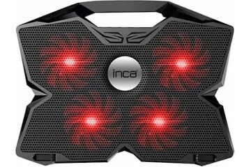 Inca INC-3280 3 Tutacaklı 4 Fanlı Led Işık 11-17 Led Notebook Soğutucu( Fan Hızı Ayarlama Dümesi)