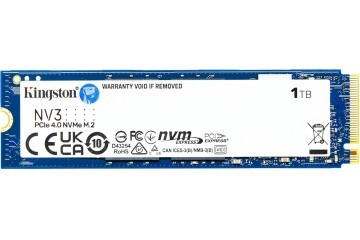 Kingston 1TB NV3 M.2 2280 NVMe SSD | PCIe 4.0 Gen 4x4 | Up to 6000 MB-s | SNV3S-1000G