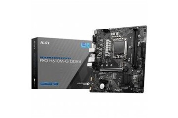 MSI PRO H610M-G DDR4 SOKET 1700 DDR4 3200(OC) PCI-E GEN 4 M.2 USB3.2 1X 1G LAN MATX  ANAKART