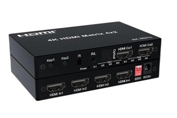 Nova HDMI 4×2 Matrix Switch 4K 60 Hz