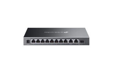 Omada Tp-Link ES210GMP 8 Port 10-100-1000 Poe+ Switch 1 Port SFP + 1 Port Uplink Cloud Switch