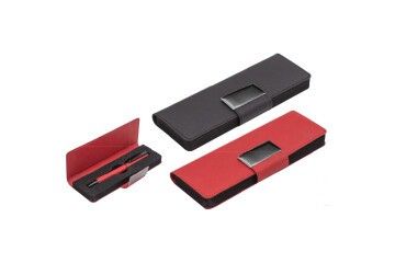 Tekli Deri Kalem Kutusu