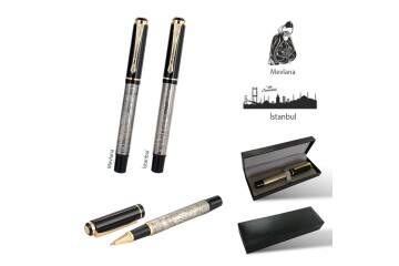 Tekli Kabartma Roller Kalem Seti