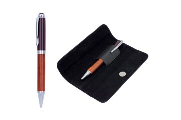 Tekli Kılıflı Tükenmez Kalem