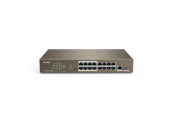 Tenda TEF1118P-16-150W 16 Port Poe+ 10-100 Switch Çelik Kasa Rack Mount