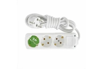 Almera 3lü 2mt Topraklı Priz (9230102)