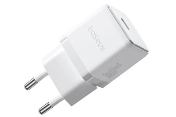 Baseus Palm Hızlı Şarj Aleti 1C 20w Beyaz  EU (P10111602213-00)