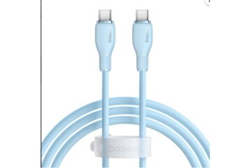 Baseus Pudding USB-A Light 2.4A Kablo 1.2m Mavi (P10355700311-00)