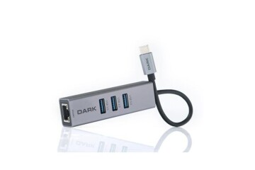 Dark DK-AC-U31X3GL USB3.1 Type-C - 3xUSB3.0HUB+ Gigabit Ethernet
