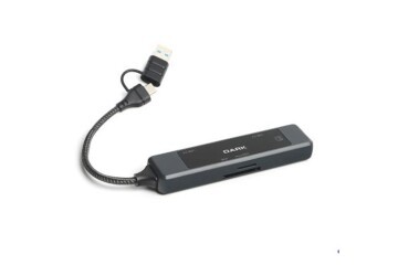 Dark DK-AC-USB350L USB-C & USB-A to 5 Port 2xUSB-A, Megabit Ethernet, USB3.0 Multi Port HUB