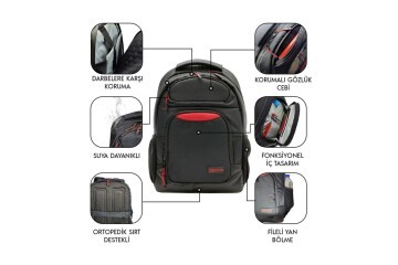 Dexim Premium 17, Notebook Sırt Çantası - DXBP40