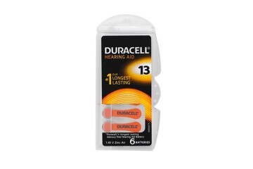 Duracell 13 Numara Düğme Kulaklık Pili İşitme Cihazı İçin 6lı Paket
