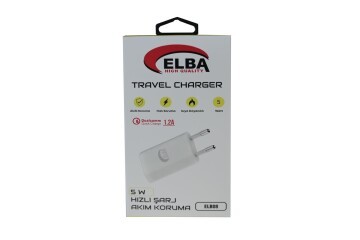 Elba Elb08 5W 1.2A Hızlı Şarj Akıllı Koruma Usb EV Şarj Kafa