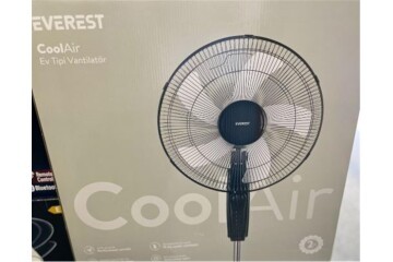 Everest Fan11 CoolAir Siyah-Gri 45w 5 Kanat 3 Kademe 1200RPM