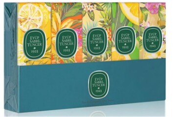 Eyüp Sabri Tuncer Set-5 16ml 5Li Cam Şişe  Sprey Kolonya (Verbena-Ç.limonu-Hawaii-B.Mandalina-limon)
