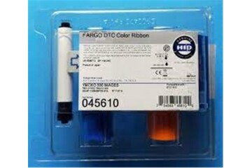 Fargo 045610 DTC1500 YMCk Renkli Ribbon Tek Yüze 500 Renkli Baskı