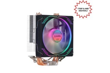 Frisby FCL-F1334C Intel 1366-115x-1200-1700-AMD AM2-AM2+-AM3-AM4-AM5 CPU FANI