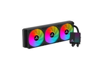 GameBooster PRIME P360B Rainbow Fanlı LGA1700-AM5 Uyumlu 360mm CPU Sıvı Soğutma Sistemi (Siyah)