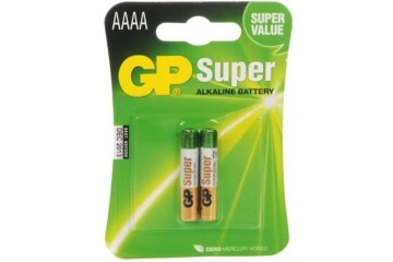 GP AAAA 25A Alkalin İncenin İncesi Pil 2li Paket GP25A-U2