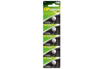 Gp CR1216-C5 3V Lityum Düğme Pil 5li Paket