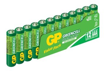 GP Greencel R03 AAA Boy İnce Çinko Kalem Pil 12li Paket GP24G-VS12