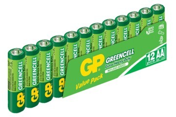 GP Greencel R6 AA Boy Çinko Kalem Pil 12li Paket GP15G-VS12