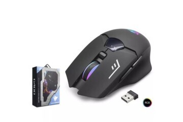 Hadron G400 Bluetooth Oyuncu Mouse Type-C Port Şarjlı + Led Ekran Rgb 1600Dpi Sessiz Siyah