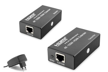 Hadron Hdx1367  100M Hdmi Extender 4K DC 5V adaptör Siyah
