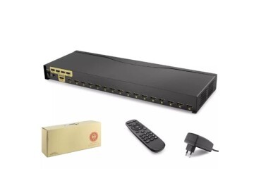 Hadron Hdx1379 16 Port  Hdmi Kvm Switch IR uzaktan kumanda  4K çözünürlük