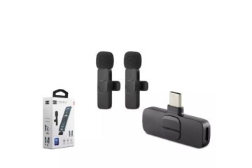 Hadron Hdx2788 Kablosuz 2-Mikrofon Type-C Siyah