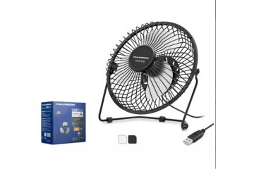 HADRON HDX7252 SİYAH VANTİLATÖR USB METAL18CM