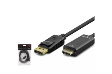 HADRON HDX7797 DISPLAY (M) TO HDMI (M) KABLO 4K 30HZ 3M SİYAH
