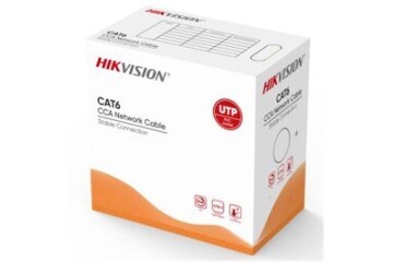 Hikvision DS-1LN6UU-CCA CAT6 U-UTP 24 AWG 305 Metre  Ağ Kablosu, CCA, 0,57 mm