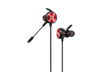 Hytech HY-GK3 3,5 Oyuncu Esnek Mikrofonlu Kırmızı Kulakiçi Kulaklık