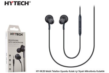 Hytech HY-XK20 Mobil Telefon Uyumlu Kulak içi Siyah kulaklık