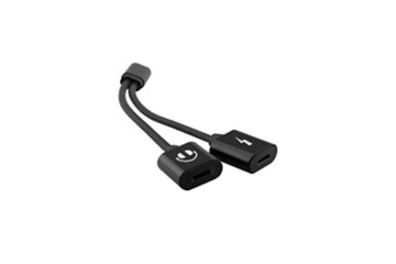 Hytech HY-XO38 Gümüş 2 in 1 Şarj+Kulaklık Lightning Metal Gövdeli Çevirici Kablo