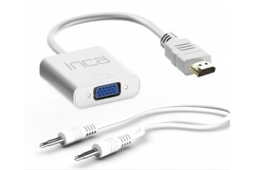 Inca IHTV-7TB HDMI TO VGA JAKLI SES KABLOSU 20CM KABLO