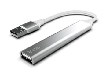 Inca IUSB-4TUX 3X2.0 3.0 USB Çıkış USB Çıkış 5 Gbps Usb Çoklayıcı Alüminyum Kasa