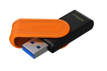 Kingston DTXS-256GB 256GB Portable USB 3.2 Gen1 DataTraveler ExodiaS (Black-Orange) Flash Bellek